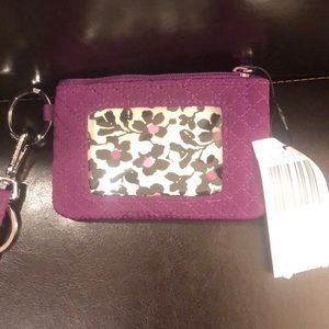 COPY - Purple Vera Bradley ID Holder
